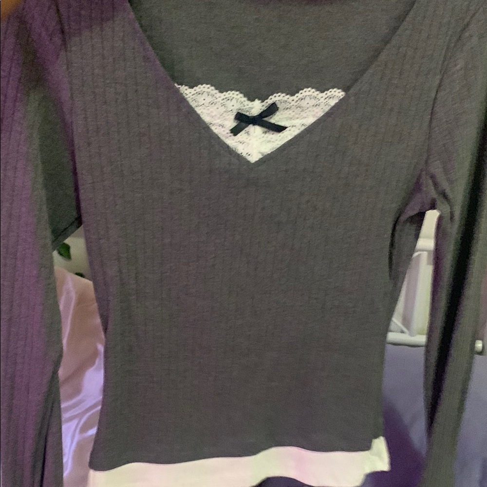Grey Himekaji Top
